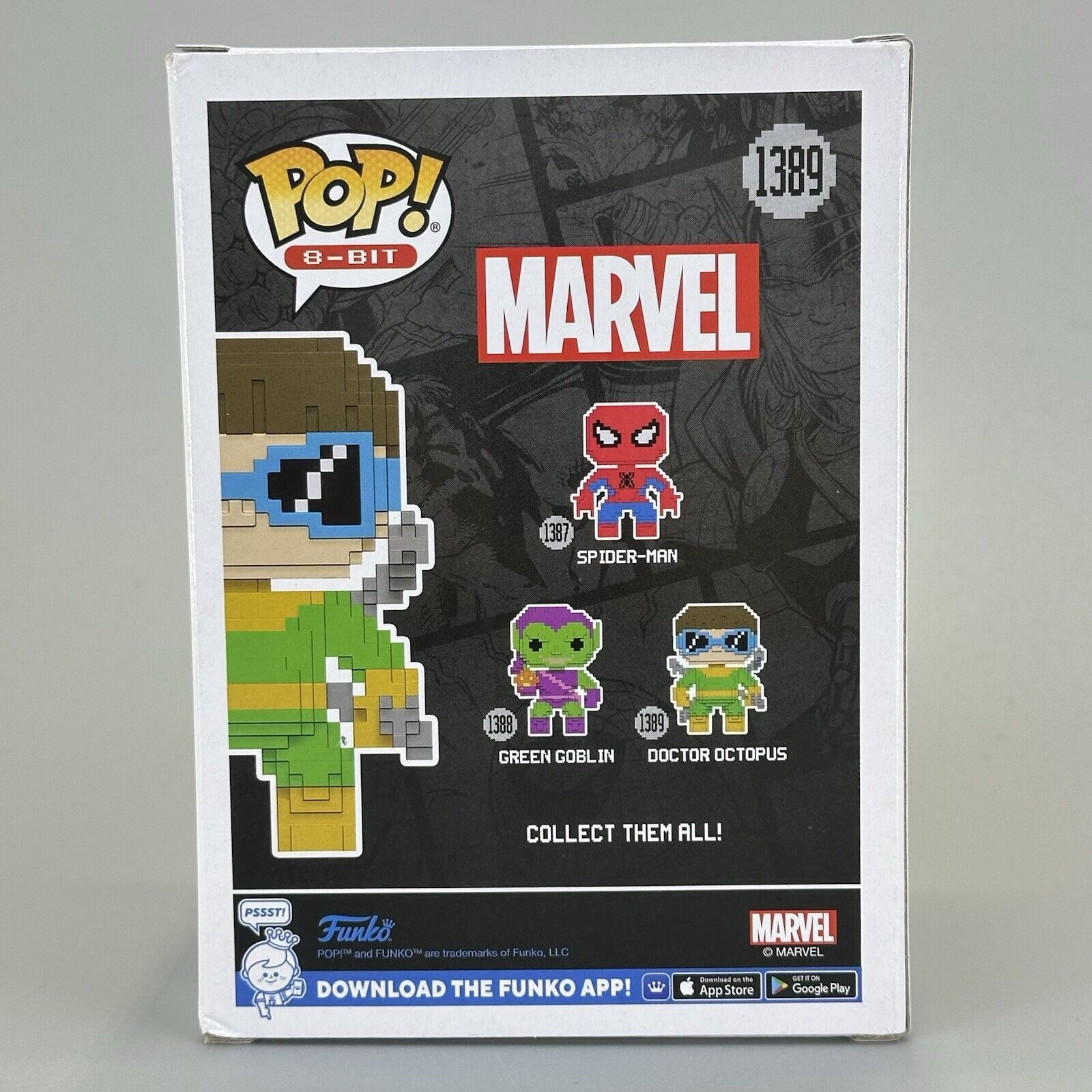 Funko Pop! 8-Bit Marvel Spider-Man Doctor Octopus #1389 Exclusive - Brand New