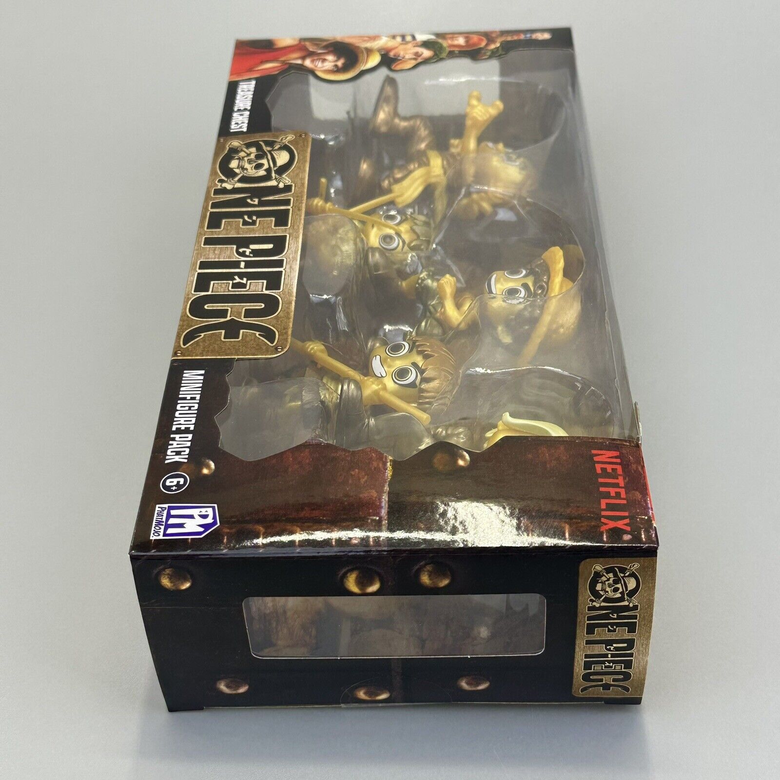 PhatMojo One Piece Treasure Chest Series 1 Gold Mini 2" Figures 5-Pk Netflix New