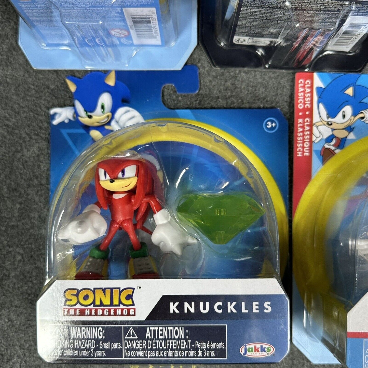 Sonic The Hedgehog Tails Knuckles Burrobot & Crabmeat 2.5" Action Figures 5-Lot