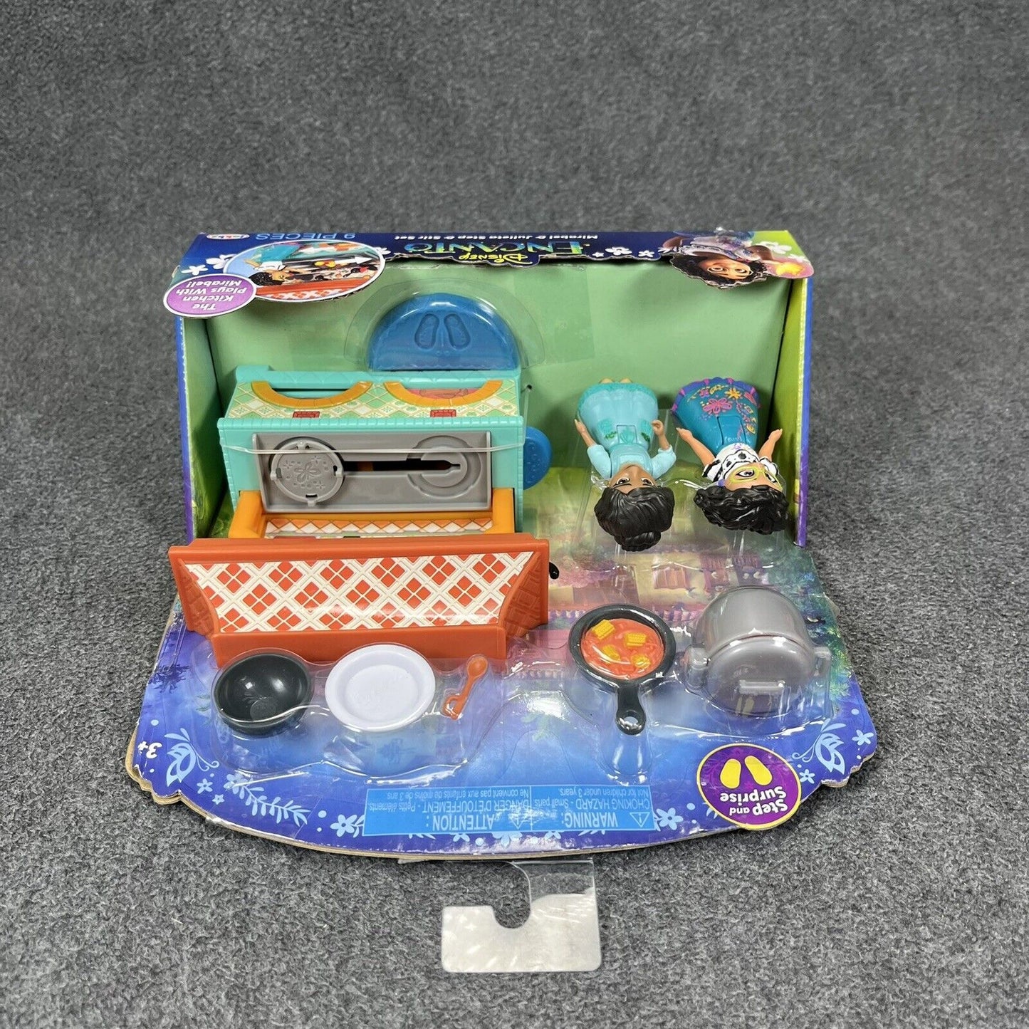 Disney Encanto 3" Scale Mirabel & Julieta Step & Stir Small Doll Kitchen Playset