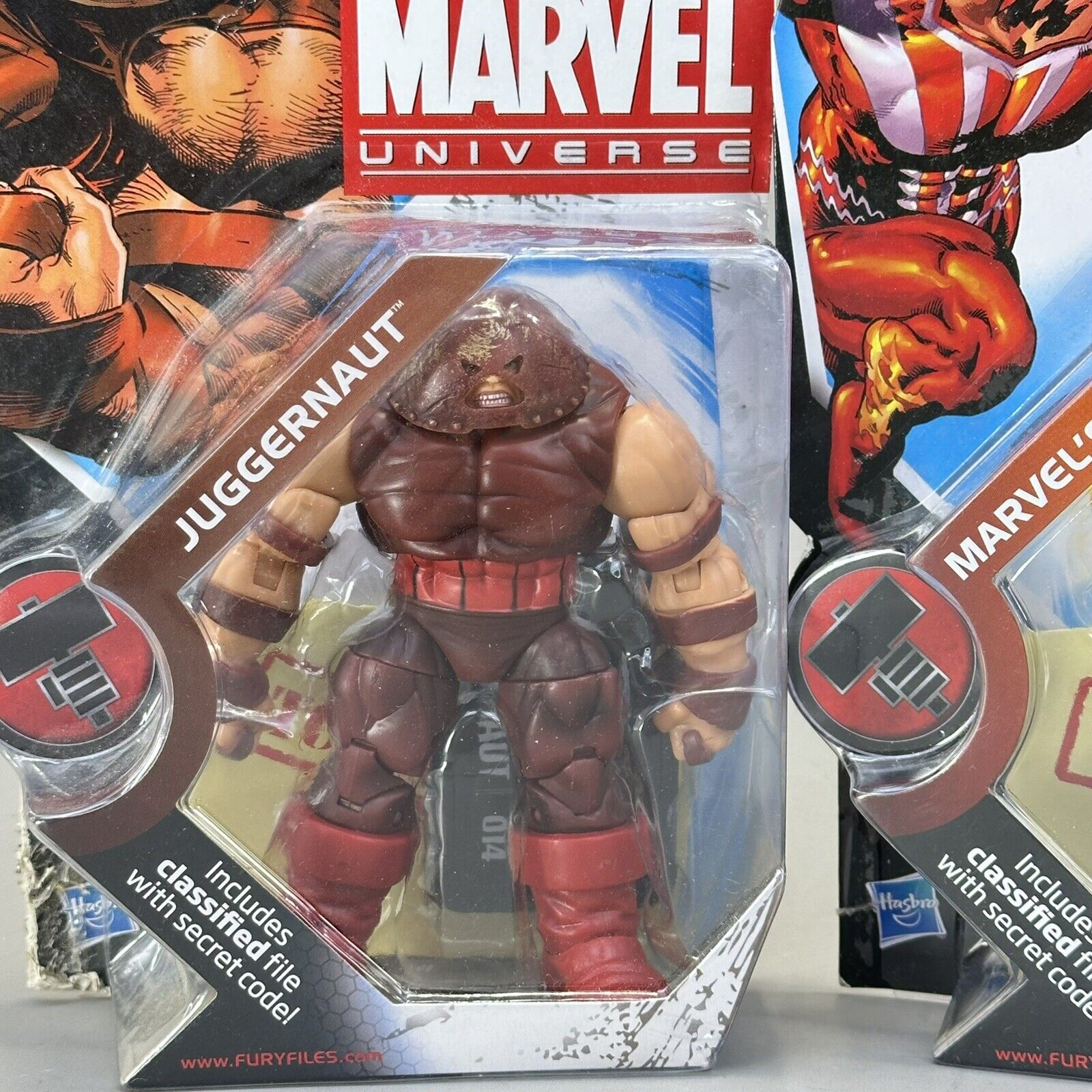 Marvel Universe X-Men Juggernaut & Sunfire 3.75” Action Figures - Sealed