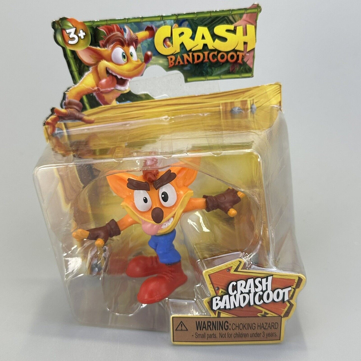 Lot of 4 Crash Bandicoot 2.5" Action Figures Silver, Bronze, Spin Variants Jakks