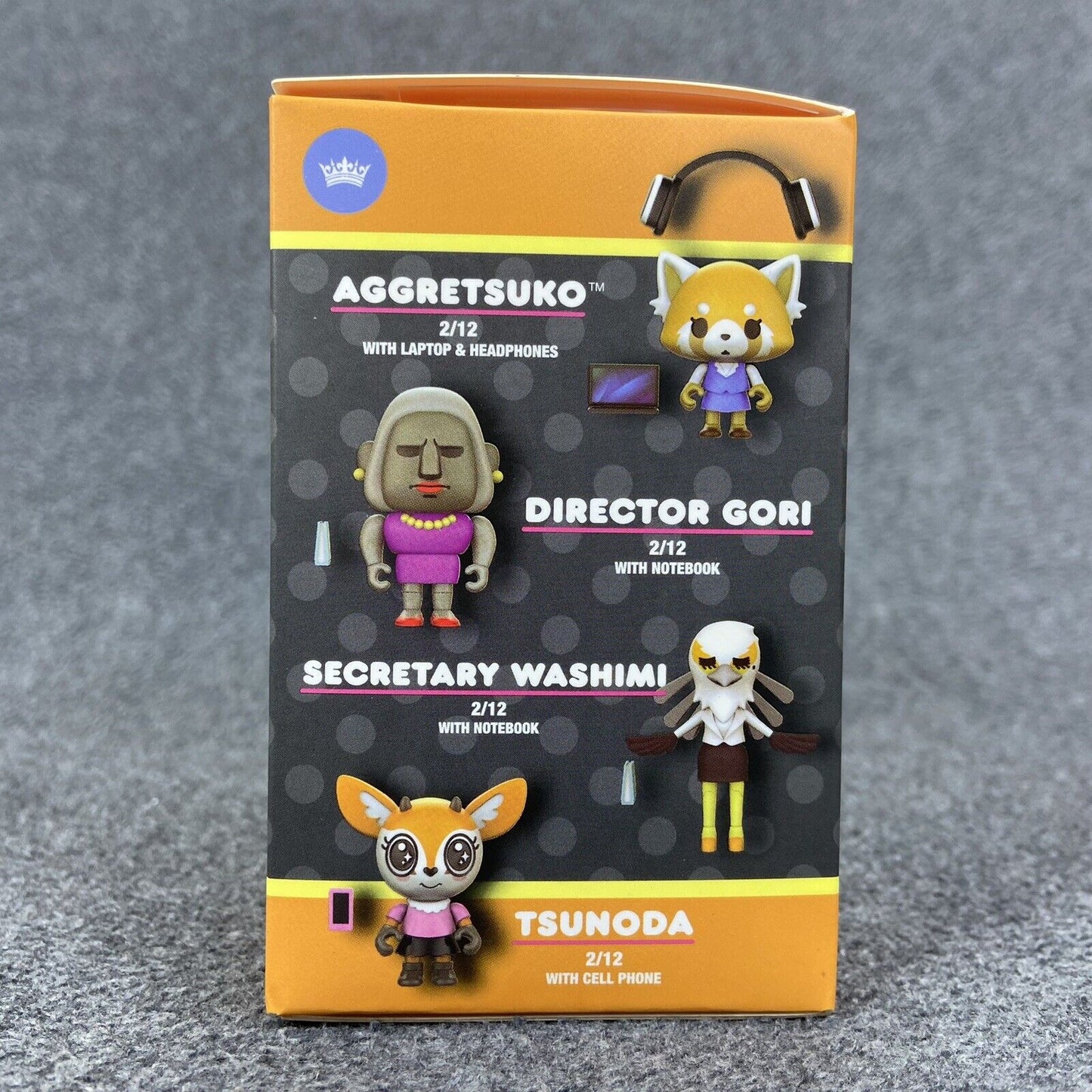 Aggretsuko Tsunoda 3.25” Action Vinyl Figure - The Loyal Subjects - Brand New