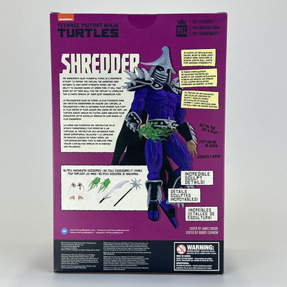 TMNT BST AXN XL Super Shredder 8" Action Figure w/ 100-Page Comic - Brand New