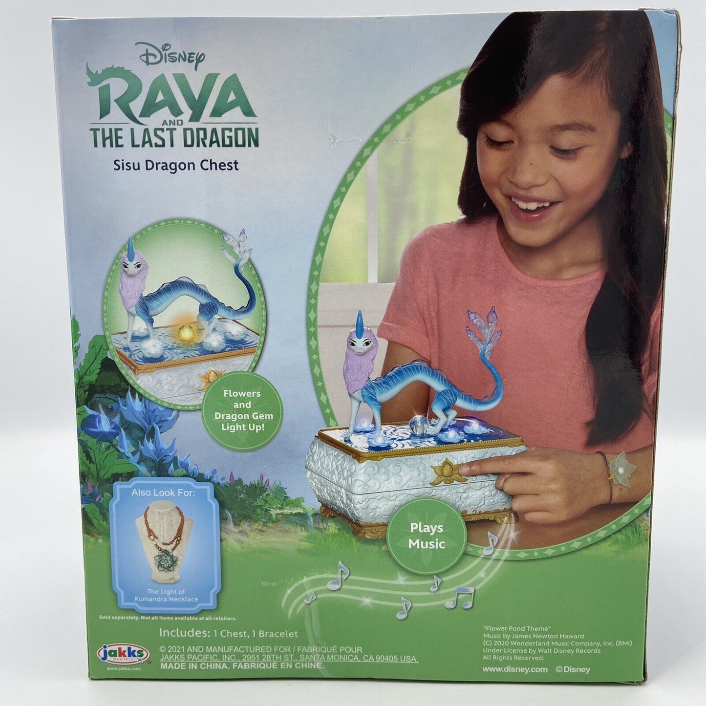 Disney's Raya and The Last Dragon Sisu Dragon Chest Jewelry Box - Brand New