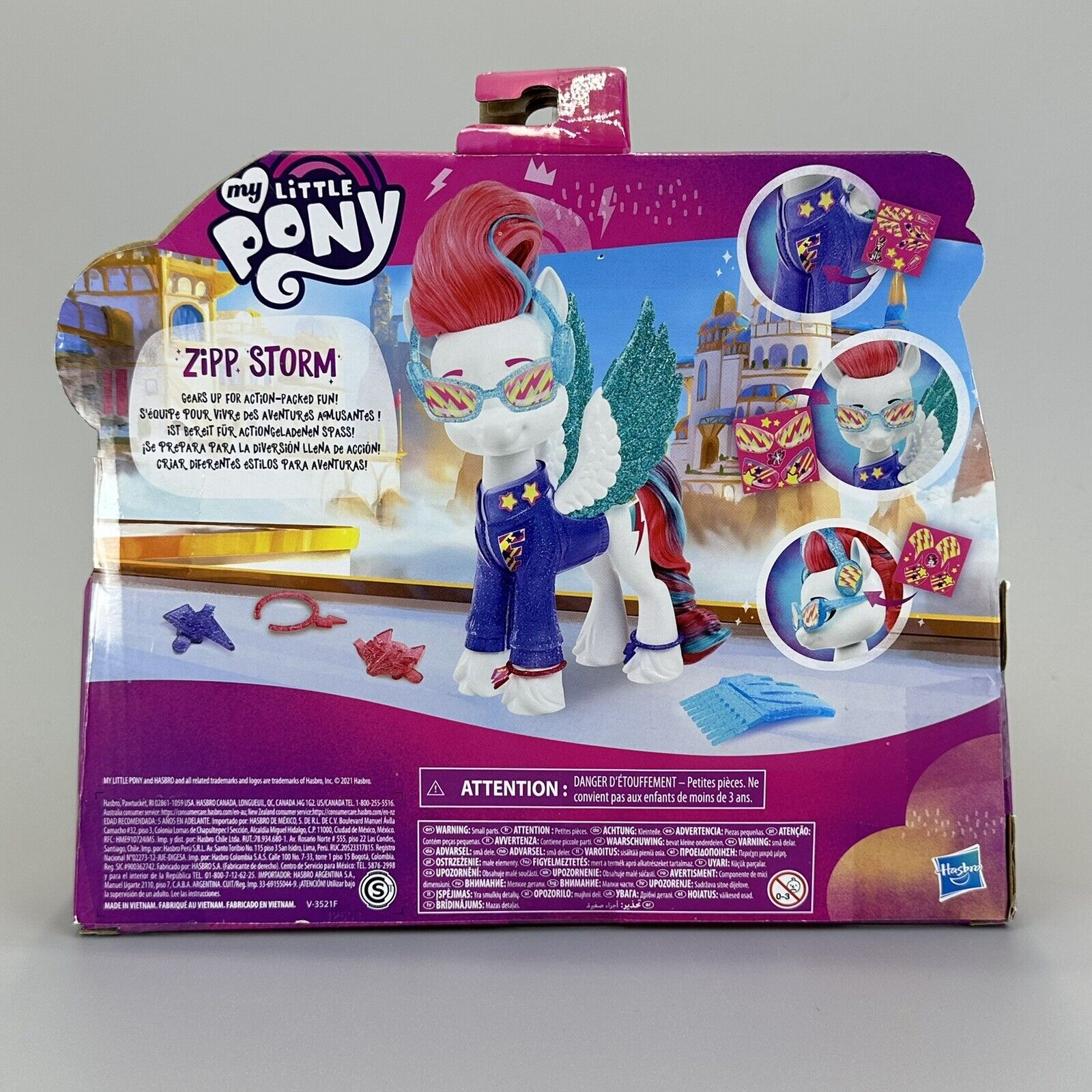 My Little Pony Zipp Storm & Sunny Starscout 6" Figures w/ Accessories Bundle New