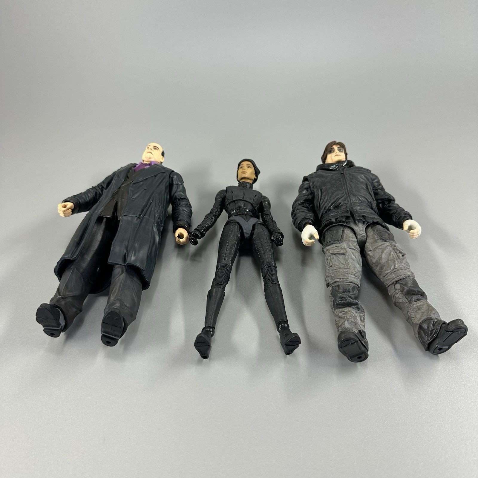 McFarlane DC Multiverse The Batman Penguin Catwoman & Bruce Wayne 7" Figures Lot