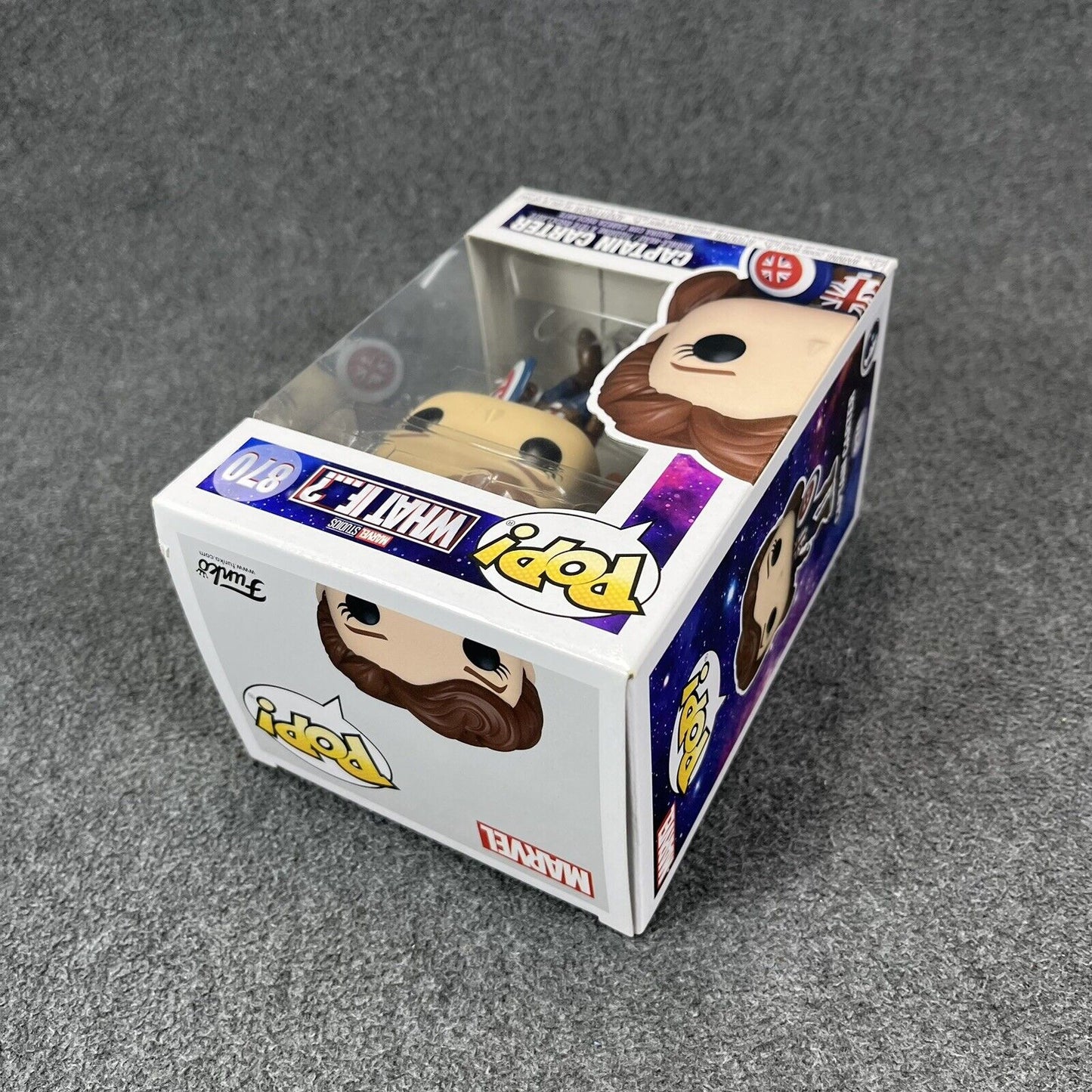 Funko Pop! TV: What If...? - Captain Carter Vinyl Figure Exclusive - Brand New