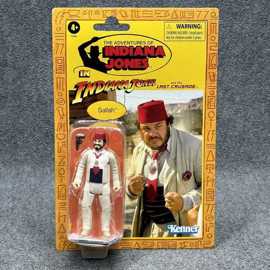 The Adventures of Indiana Jones Last Crusade Sallah 3.75" Action Figures Kenner