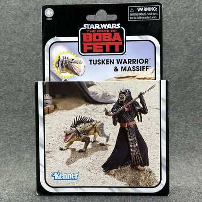 Star Wars Vintage Collection Tusken Warrior & Massiff 3.75" Figures Bobba Fett