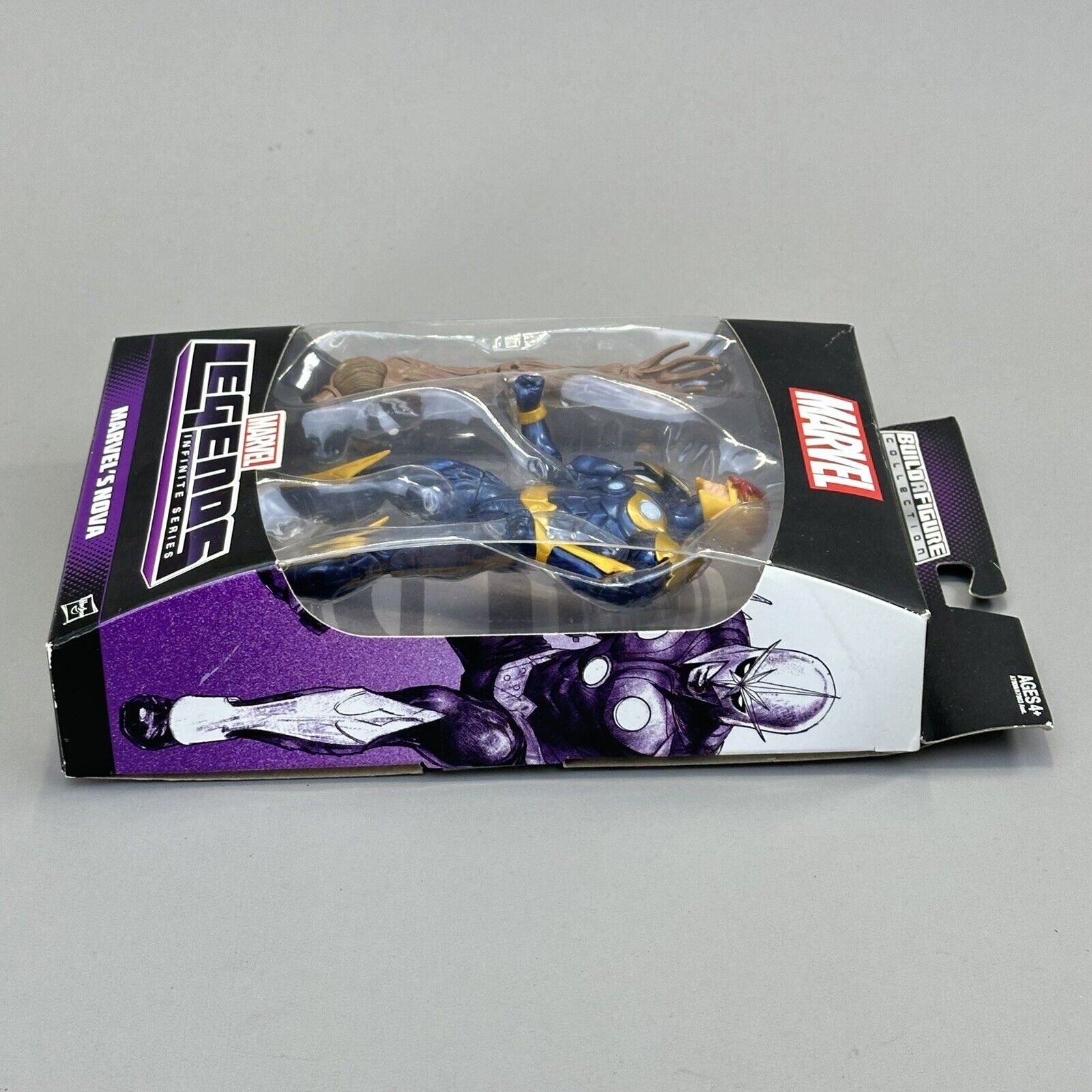 Marvel Legends Nova 6" Action Figure Guardians of the Galaxy Groot BAF - Sealed