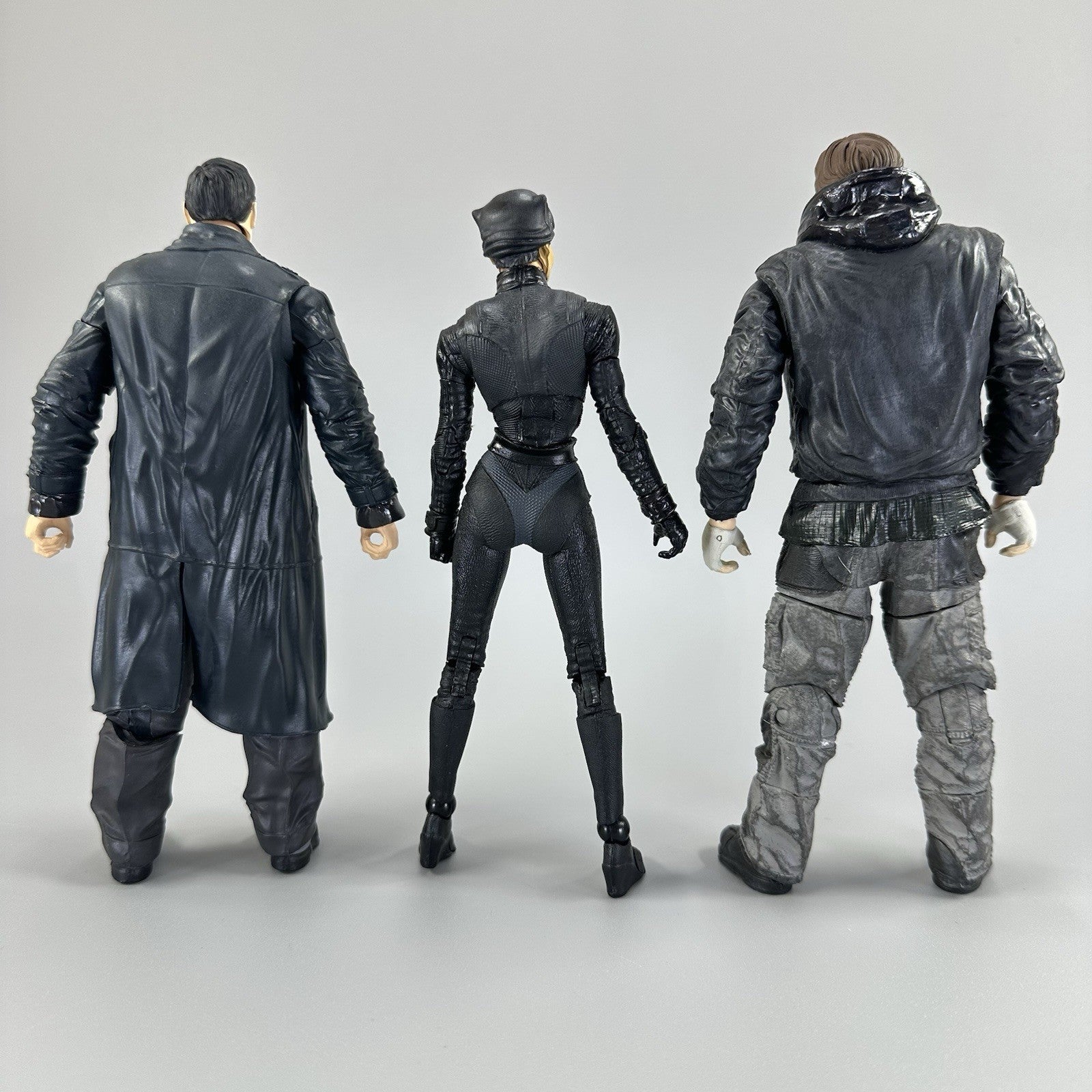 McFarlane DC Multiverse The Batman Penguin Catwoman & Bruce Wayne 7" Figures Lot