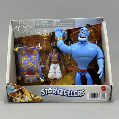 Disney 100 Years Storytellers Aladdin, Genie & Carpet 3.5" Action Figures Mattel