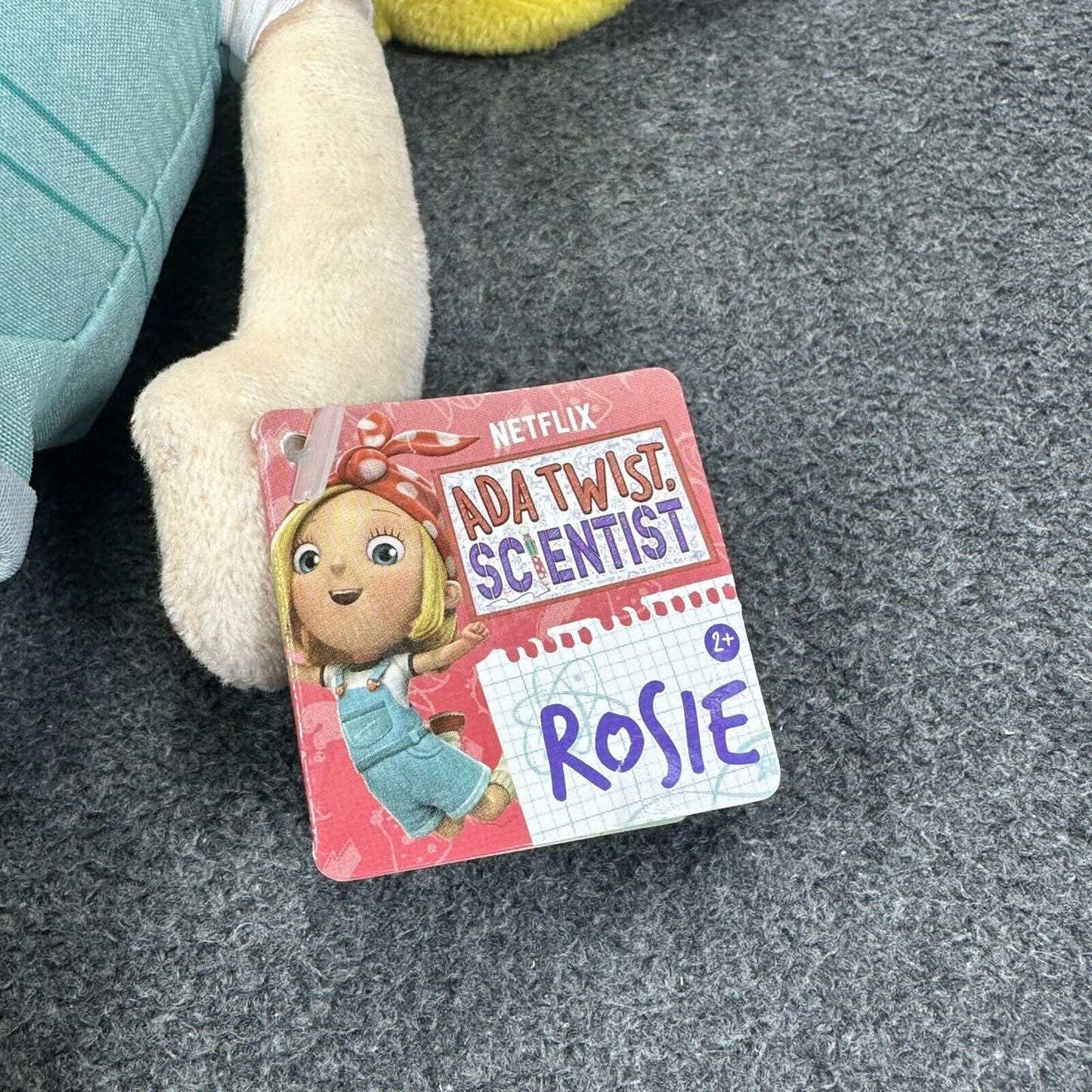 Netflix Ada Twist Scientist Rosie Plush Stuffed Toy Doll 2021 Just Play - NWT