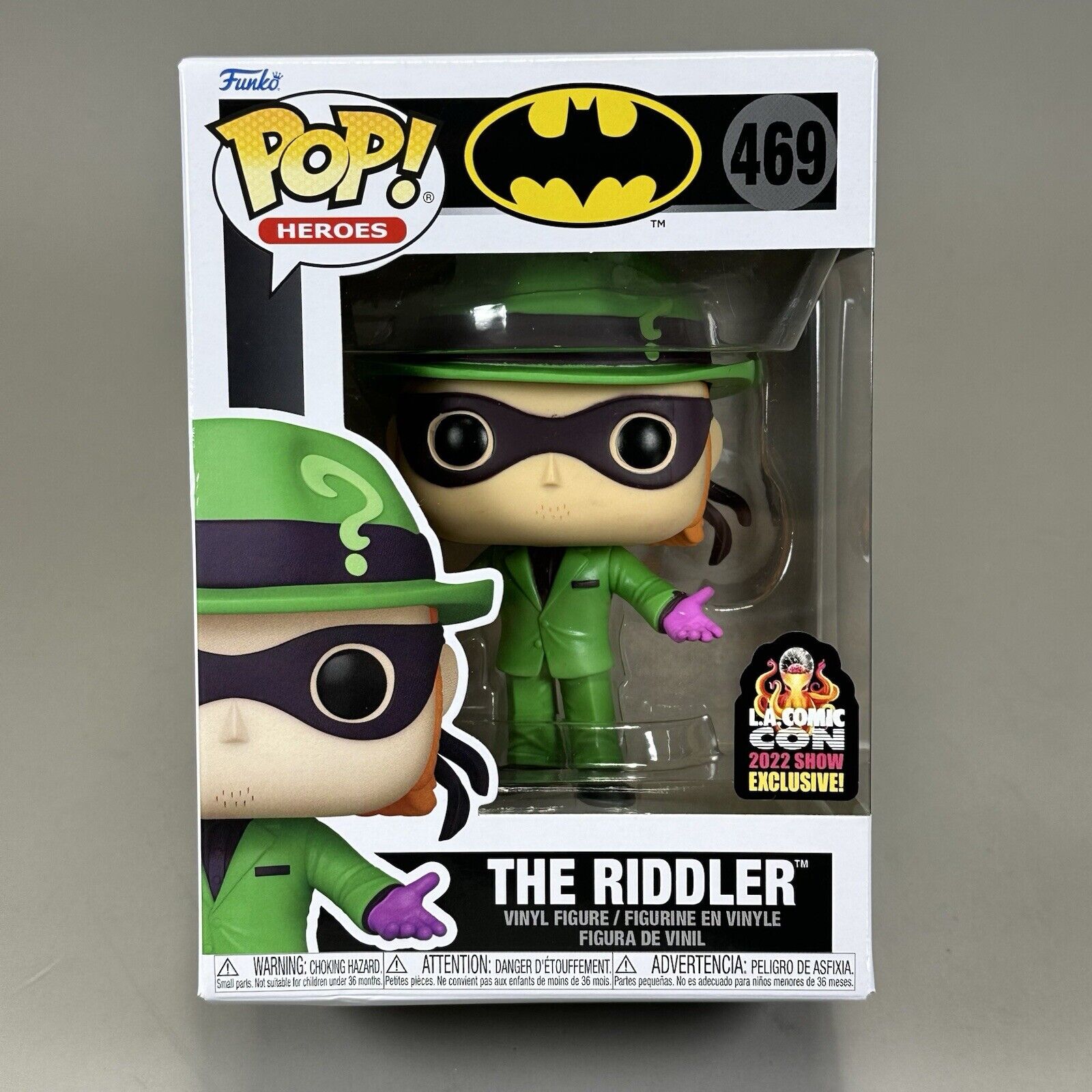 Funko Pop! Vinyl: DC Universe Batman The Riddler #469 Exclusive - Brand New