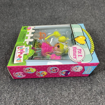 Mini Lalaloopsy Pix E. Flutters 3" Figure w/ Honey Bee and Accessories Brand New