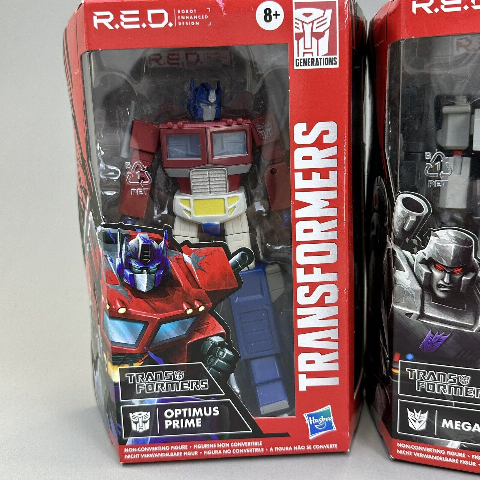 Transformers R.E.D. Megatron & Optimus Prime 6" Action Figures Bundle Hasbro New