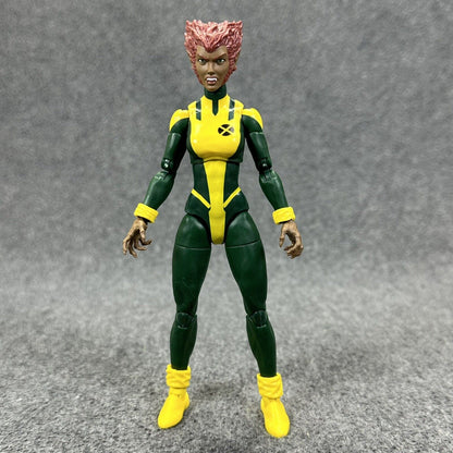 Marvel Legends Wolfsbane 6" Action Figure Head/Hands Green Suit Kitbash