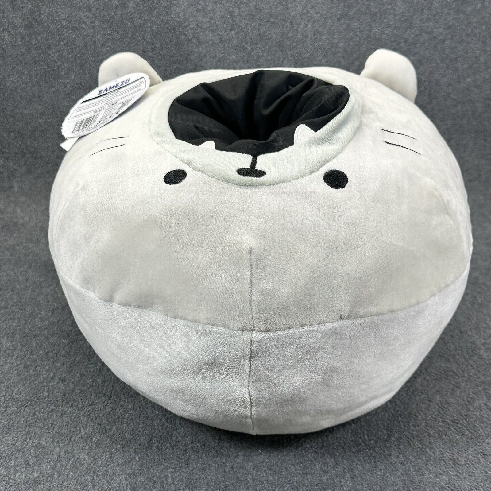 SAMEZU Mochi Plush Open Mouth Seal 12" Soft Plushie