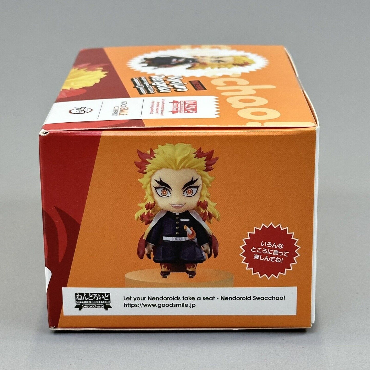 Good Smile Company Demon Slayer Kyojuro Rengoku Nendoroid Swacchao Action Figure