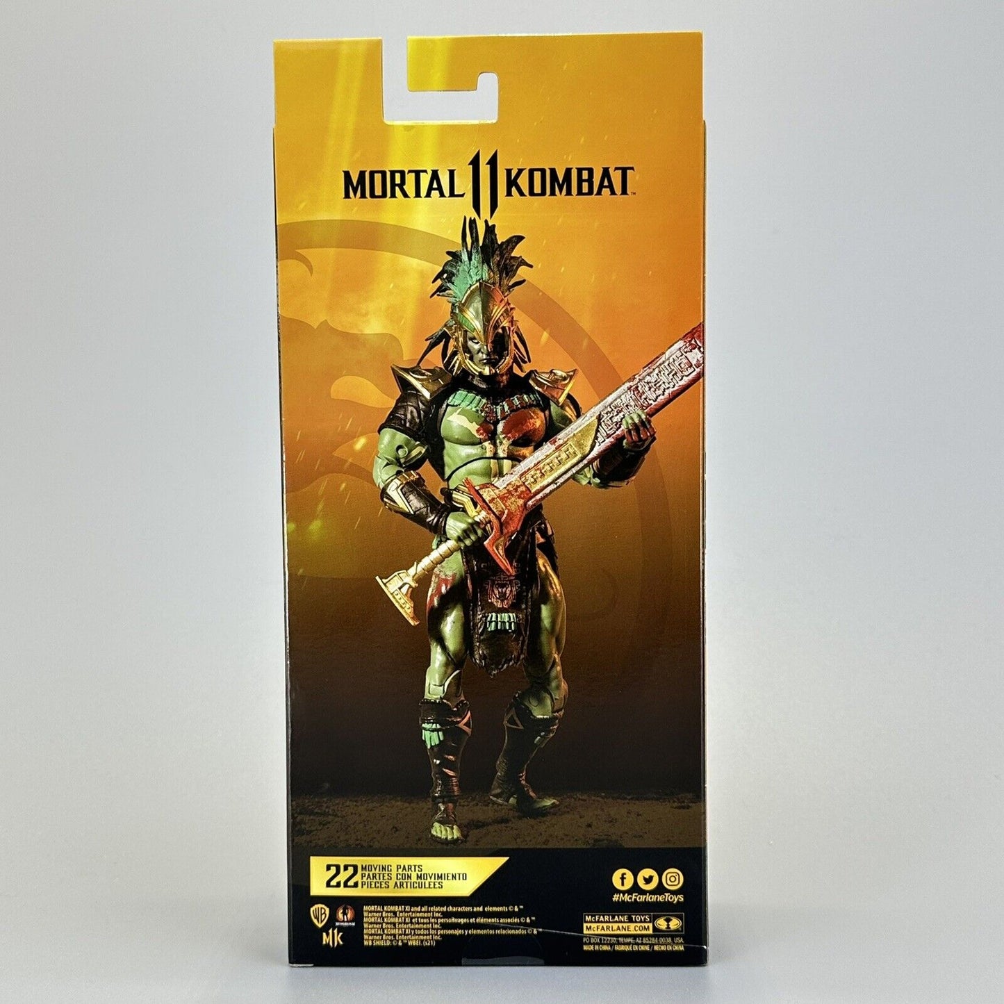 McFarlane Toys Mortal Kombat 11 Kotal Kahn (Bloody) 7" Action Figure - New