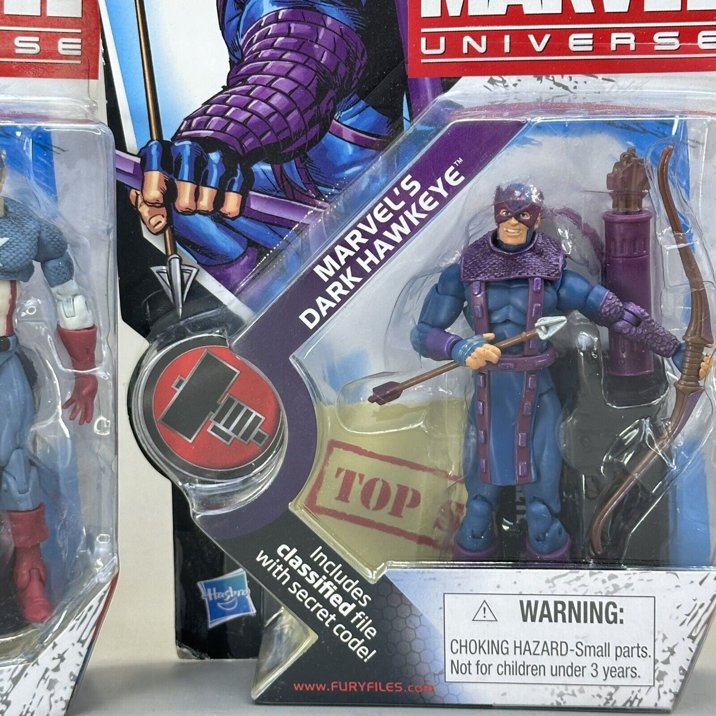 Hasbro Marvel Universe Captain America & Hawkeye 3.75” Action Figure - Sealed