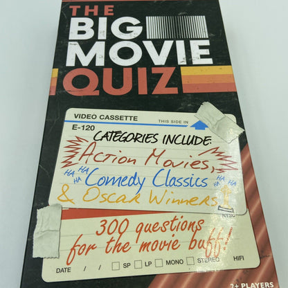 Professor Puzzle The Big Movie Quiz Trivia Game - 300 questions 12+ VHS Box New