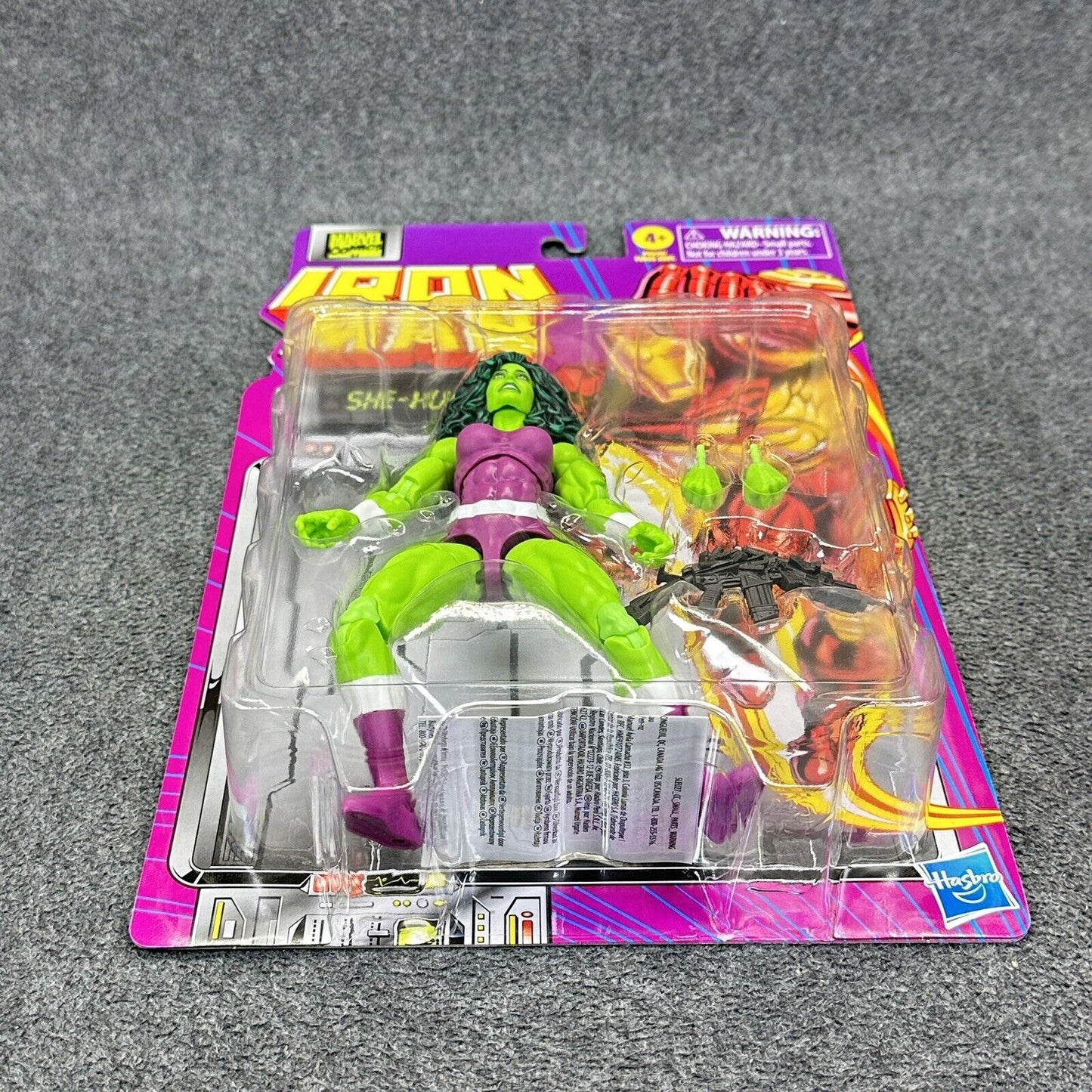 Marvel Legends Retro Iron Man Series Comics SHE-HULK 6" Action Figure Hasbro New