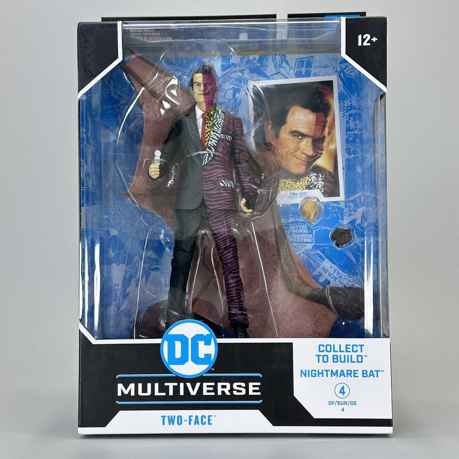 McFarlane DC Multiverse Batman Forever Two-Face 7" Action Figure Nightmare Bat