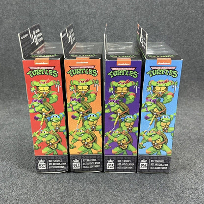 BST AXN TMNT Mikey Leo Donnie & Ralph Arcade Game 5" Exclusive Action Figures