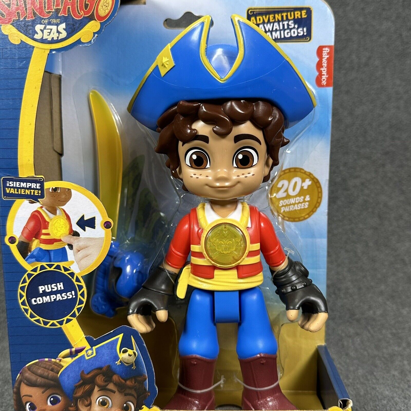 Fisher-Price Nickelodeon Santiago of the Seas Light-up Talking Santiago Figure