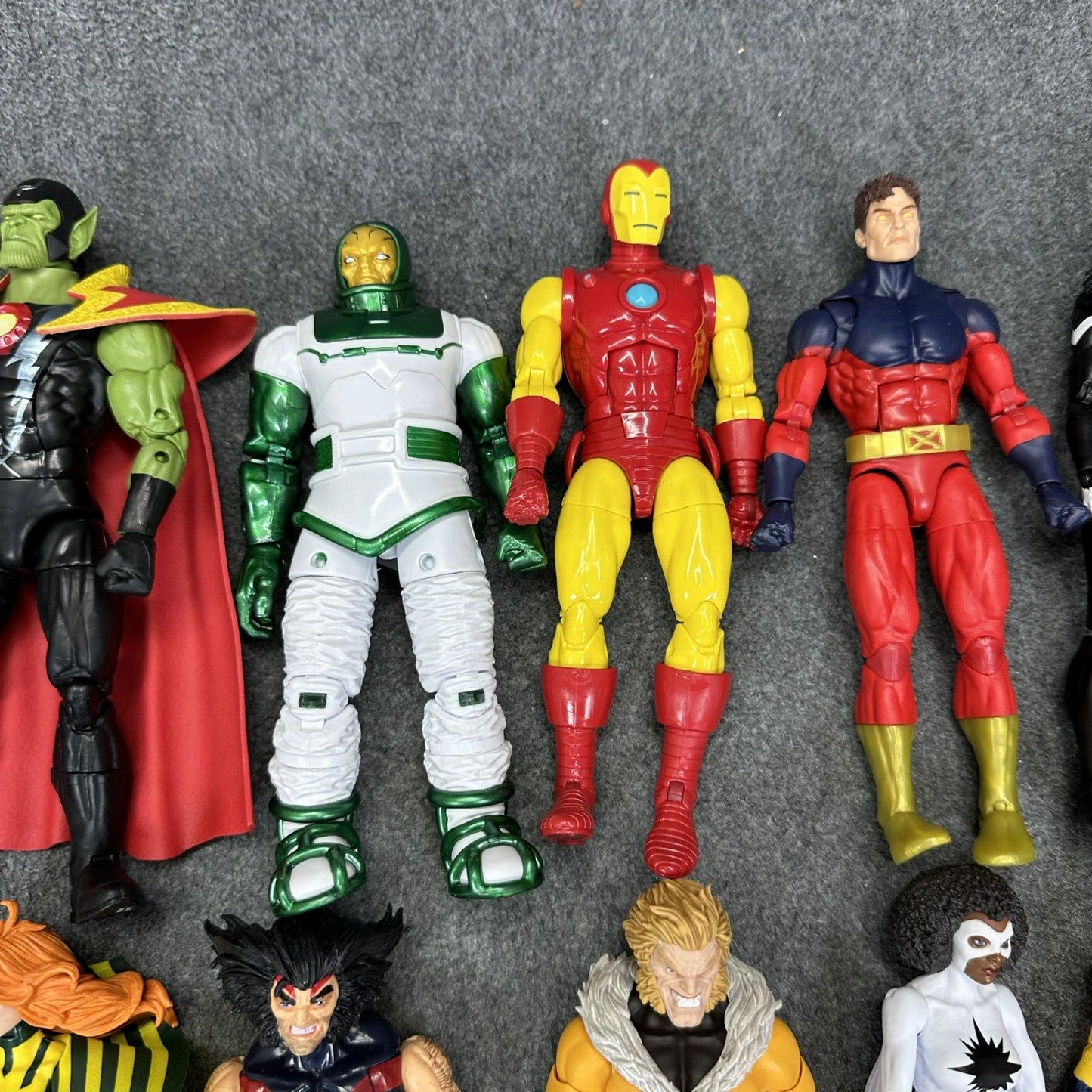 Marvel Legends Lot of 12 Assorted 6" Action Figures Iron Man Hellcat & More