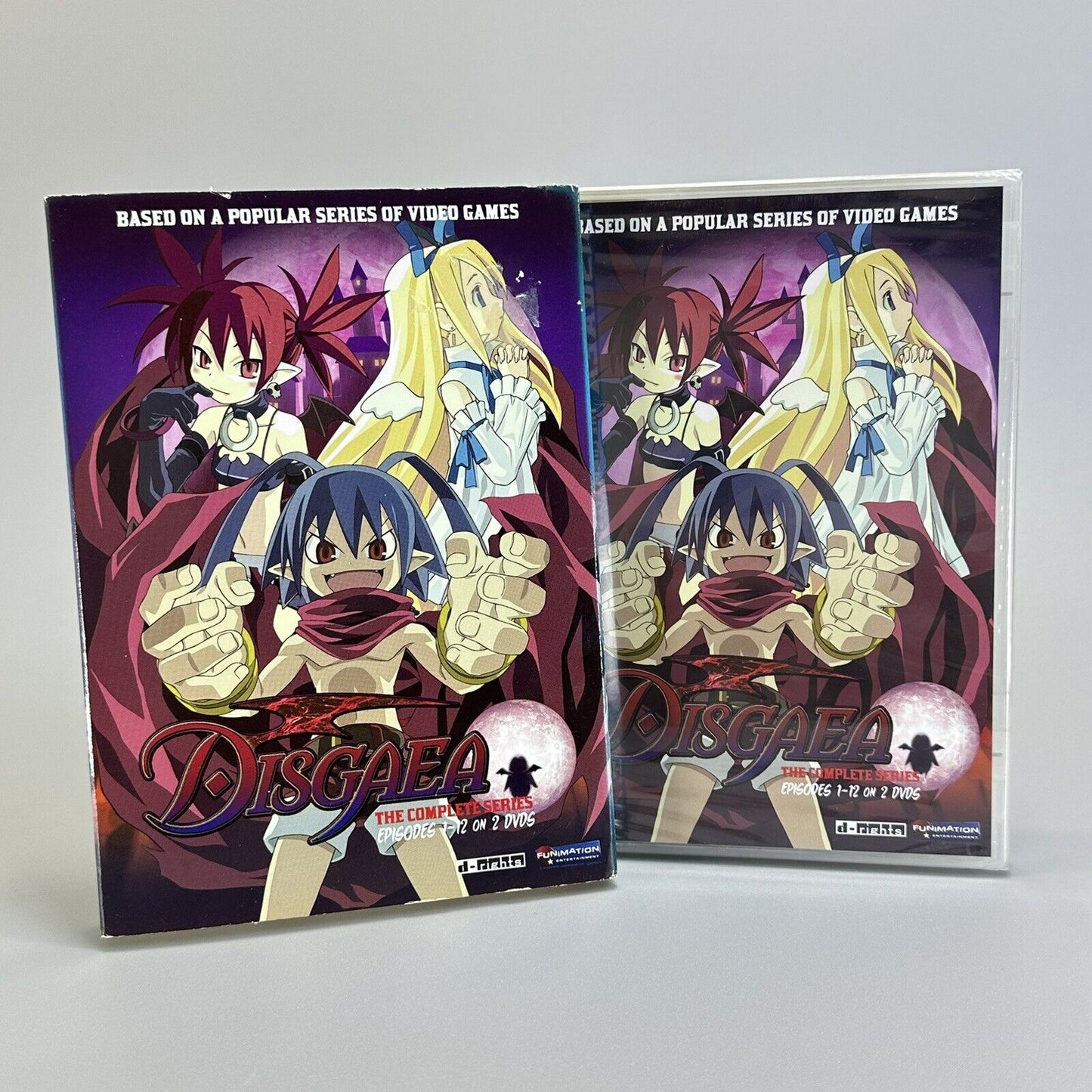 Disgaea: The Complete Series (DVD, 2011, 2-Disc Set) with Slip Cover - Sealed