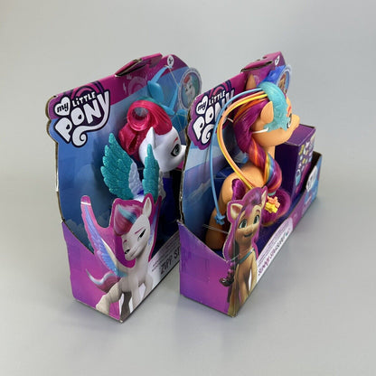 My Little Pony Zipp Storm & Sunny Starscout 6" Figures w/ Accessories Bundle New