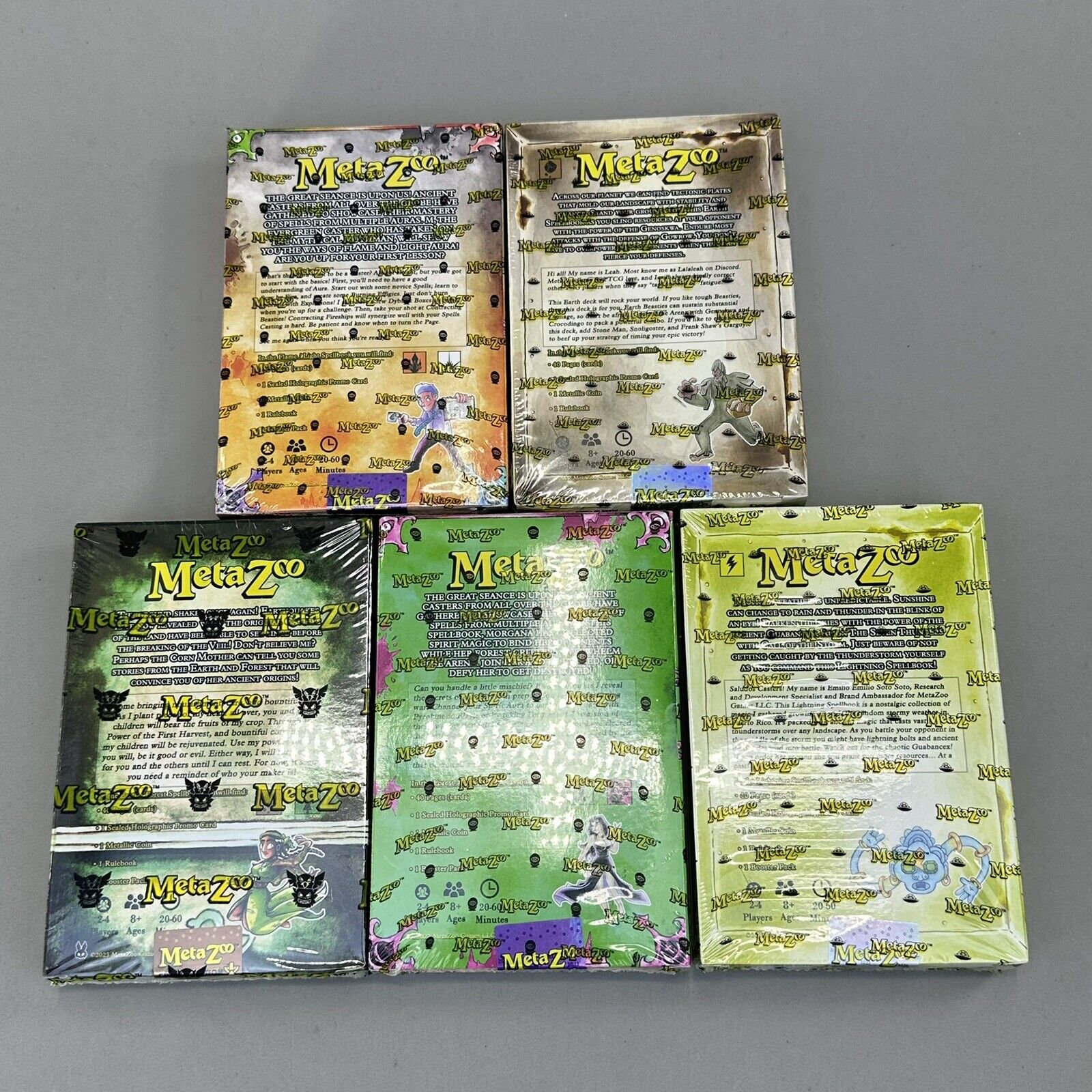 MetaZoo TCG 1st Edition Theme Deck Lot: Native, UFO, Seance (5 Decks) Sealed New