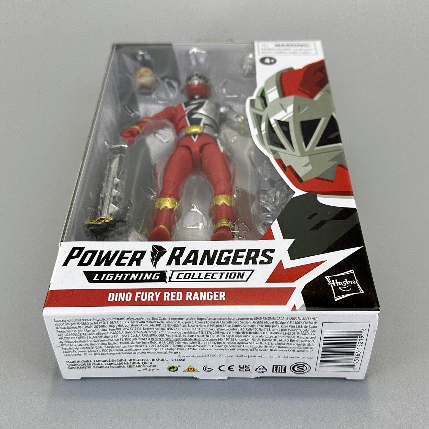 Power Rangers Lightning Collection Dino Fury Red Ranger 6" Action Figure - New