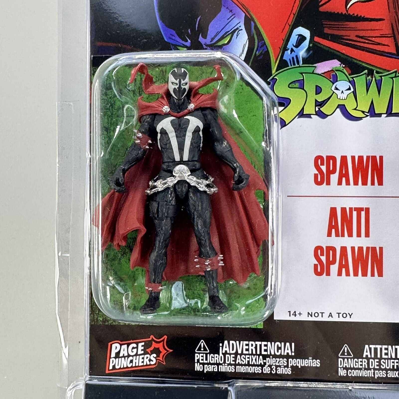 McFarlane Page Punchers Spawn vs. Anti-Spawn 3" Figure 2-Pack w/ Comic - New