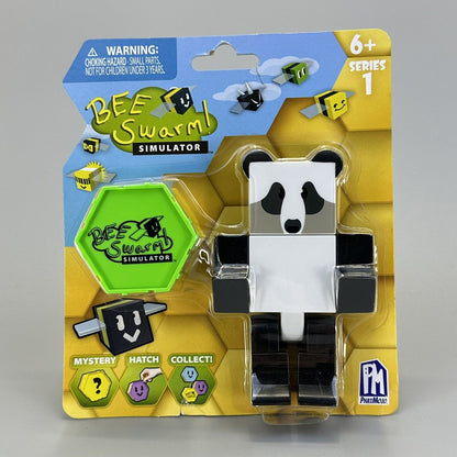 Roblox Bee Swarm Simulator Panda Bear 5" Figure Pk w/ Mystery Bee & Honeycomb