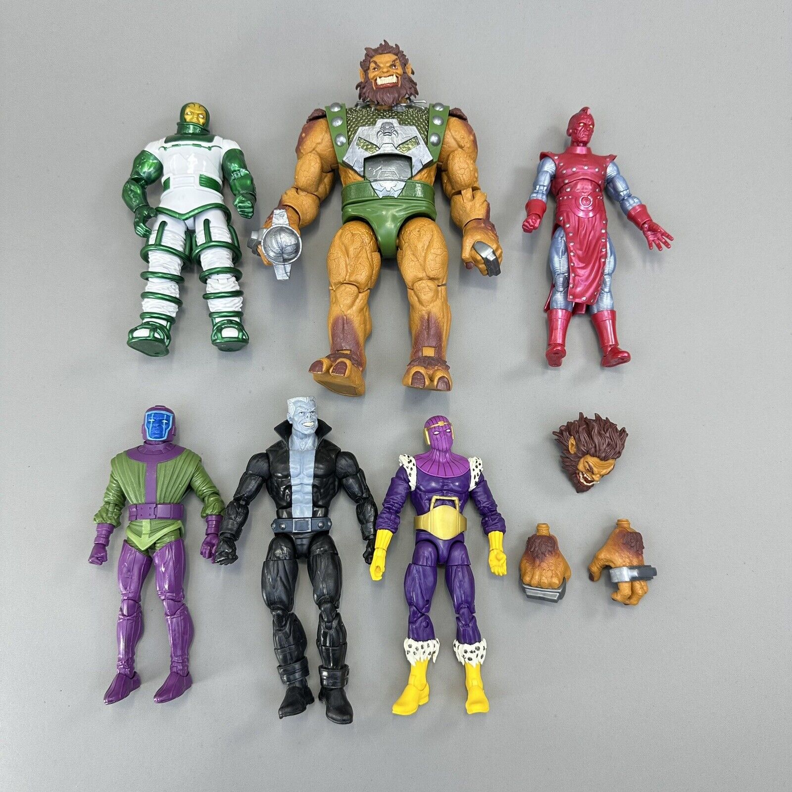 Lot of 6 Marvel Legends Villains 6" Action Figures Kang, Ulik, Baron Zemo & More