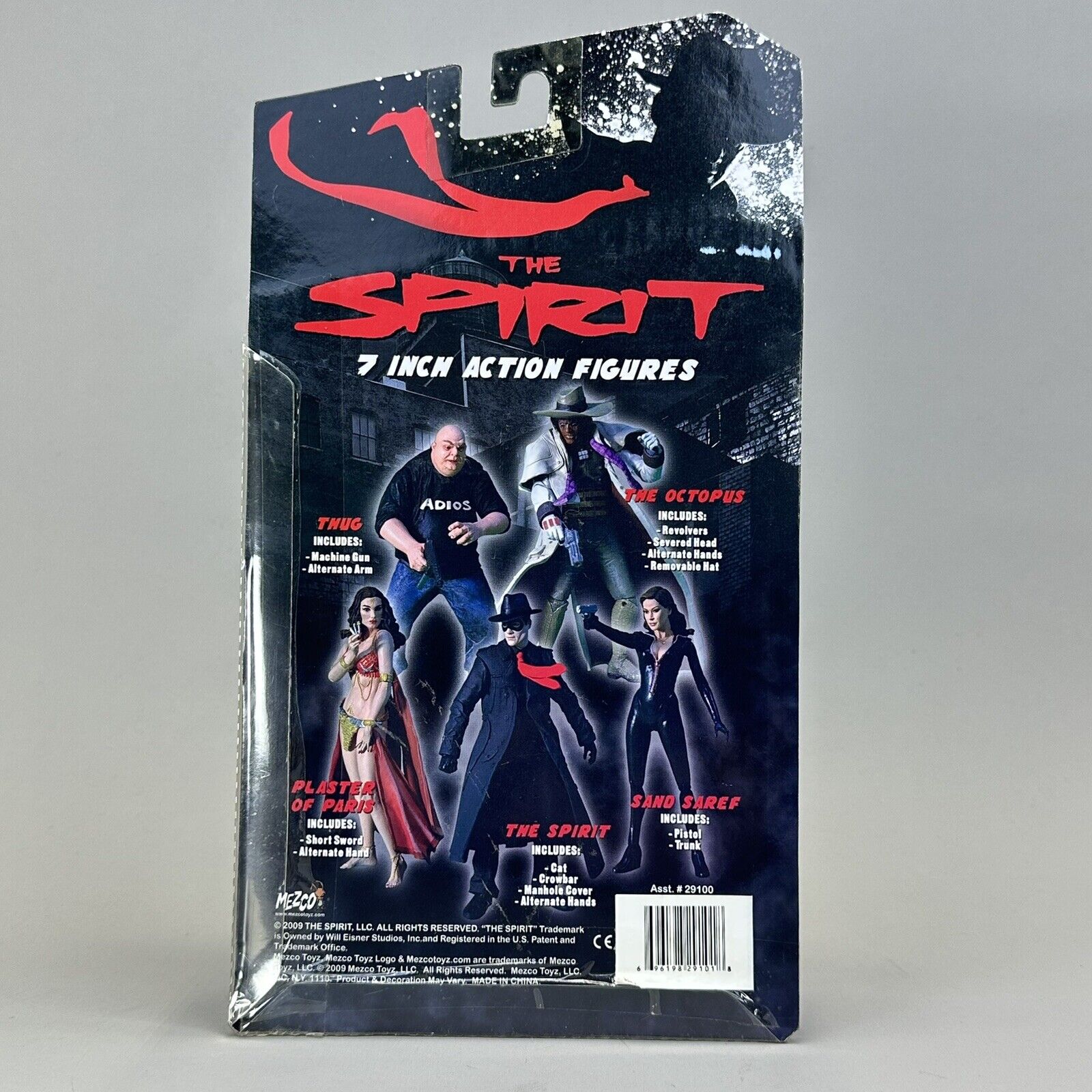 Mezco The Spirit 7" Action Figure Frank Miller 2009 Movie Series - Sealed