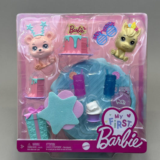 My First Barbie Birthday Barbie Accessories Pack Pet and Accessories - Brand New