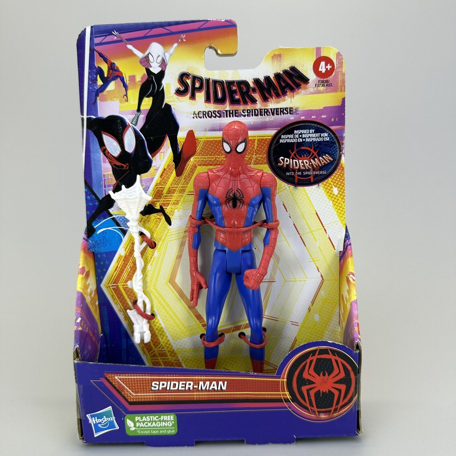 Spider-Man Across the Spider-Verse 6" Figures: Spider-Man, Gwen, Miles. SM 2099