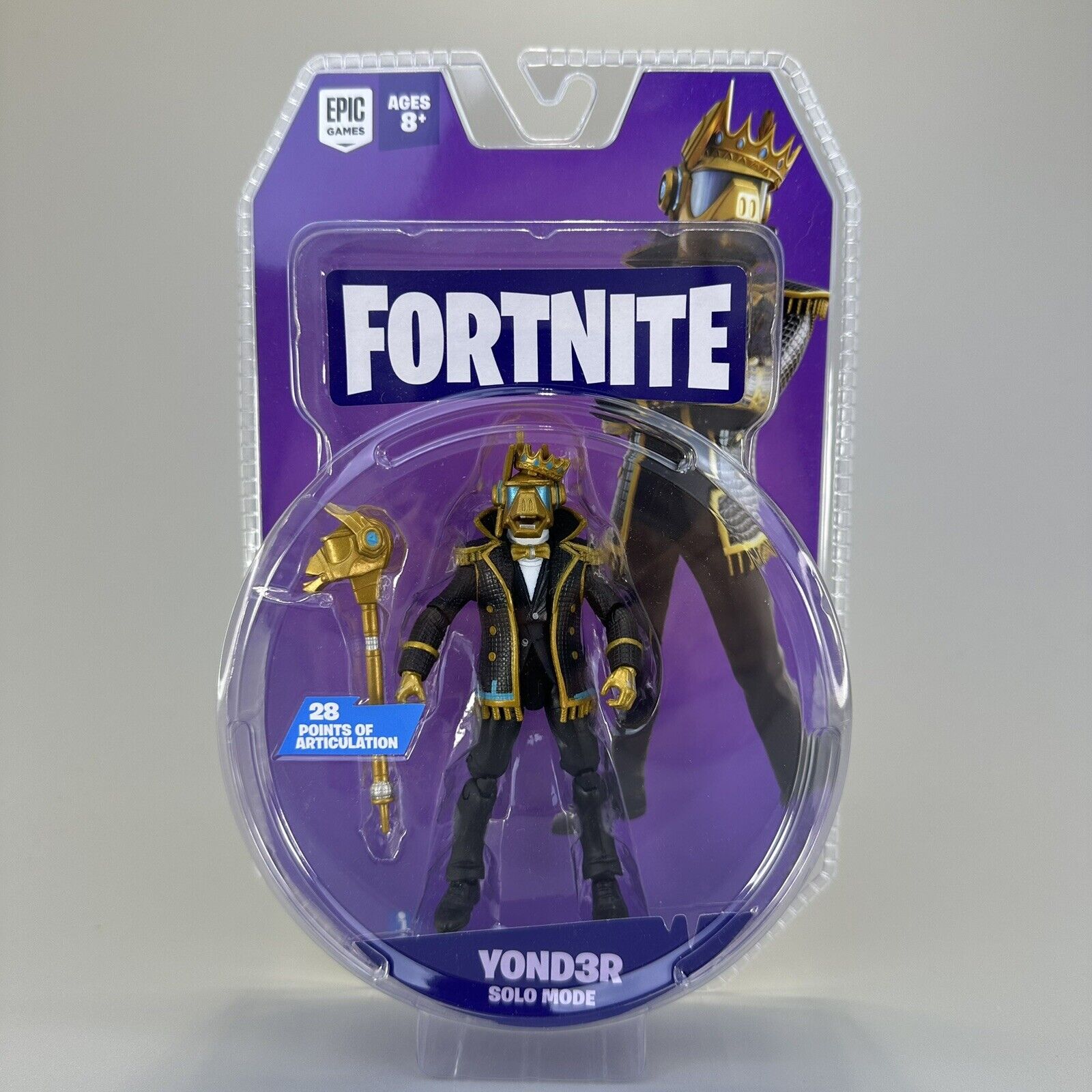 Fortnite Solo Mode Jellie The Ice King & Yond3r 4" Action Figures w/ Accessories