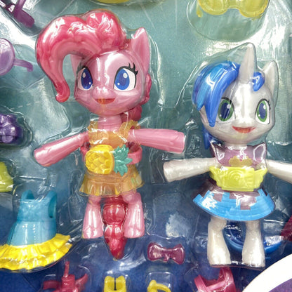 My Little Pony Smashin Fashion Pinkie Pie and DJ Pon-3 Pony Life 30 Pcs. New