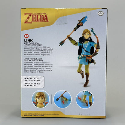 The Legend of Zelda Breath of the Wild Link 4" Action Figure Jakks Pacific - New