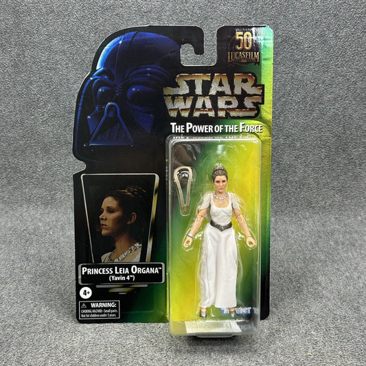 Star Wars The Power Of The Force Princess Leia Organa 6" Figure Lucasfilm 50th