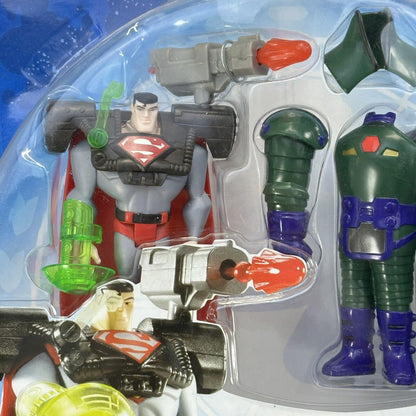 Mattel DC Justice League Superman vs. Assault Armor Lex Luthor 4.75" Figure 2-Pk