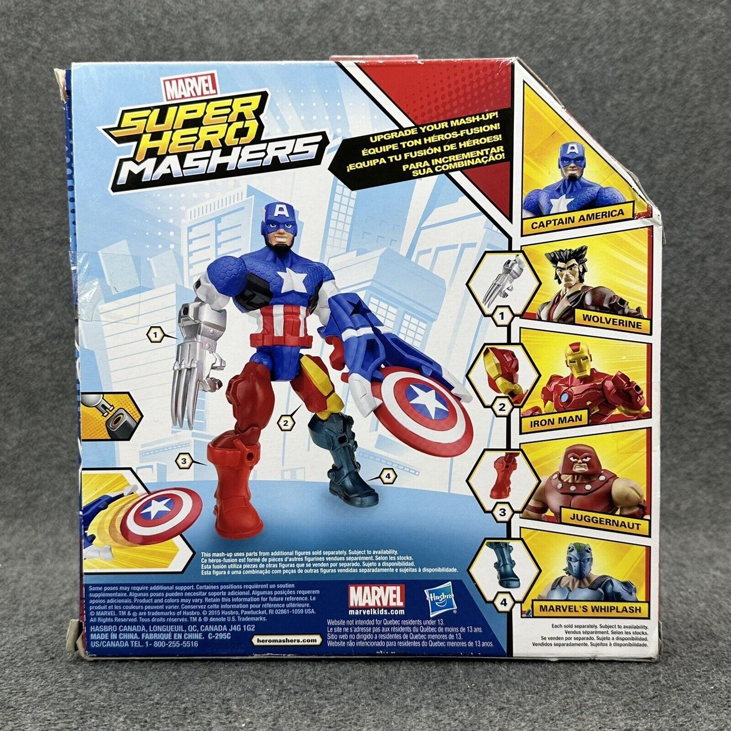 Marvel Super Hero MASHERS Deluxe CAPTAIN AMERICA Mash-Up w/ Beta Ray Bill Sealed