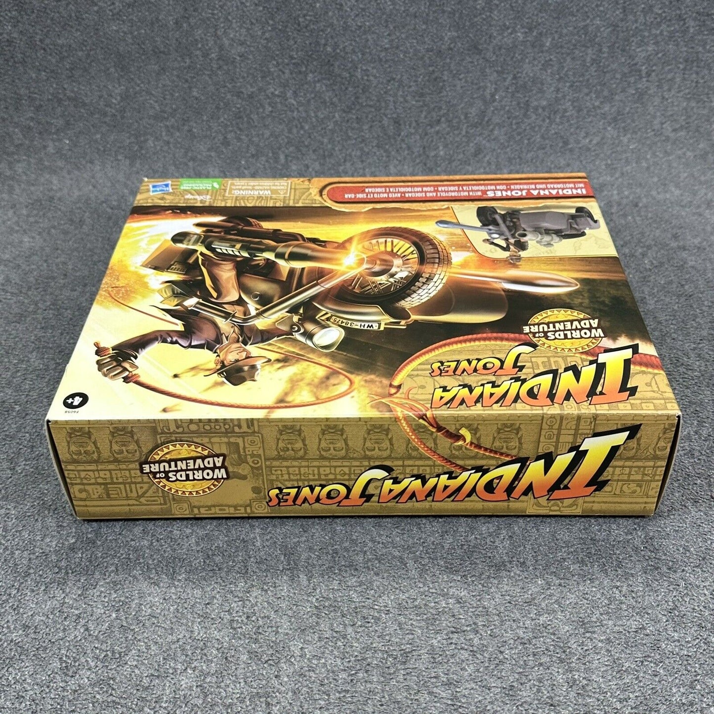 Hasbro Indiana Jones Worlds of Adventure Action Figure w/ Motorcycle & Sidecar