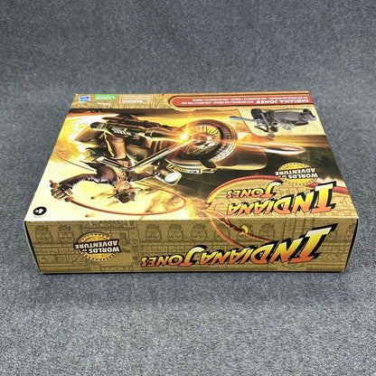 Hasbro Indiana Jones Worlds of Adventure Action Figure w/ Motorcycle & Sidecar